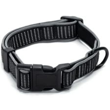 Reflexný obojok 2,5cm x 36-51cm čierny